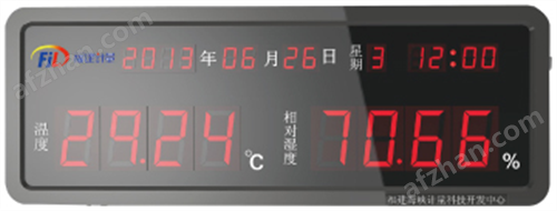 HX205大屏幕环境温湿度监测仪/系统